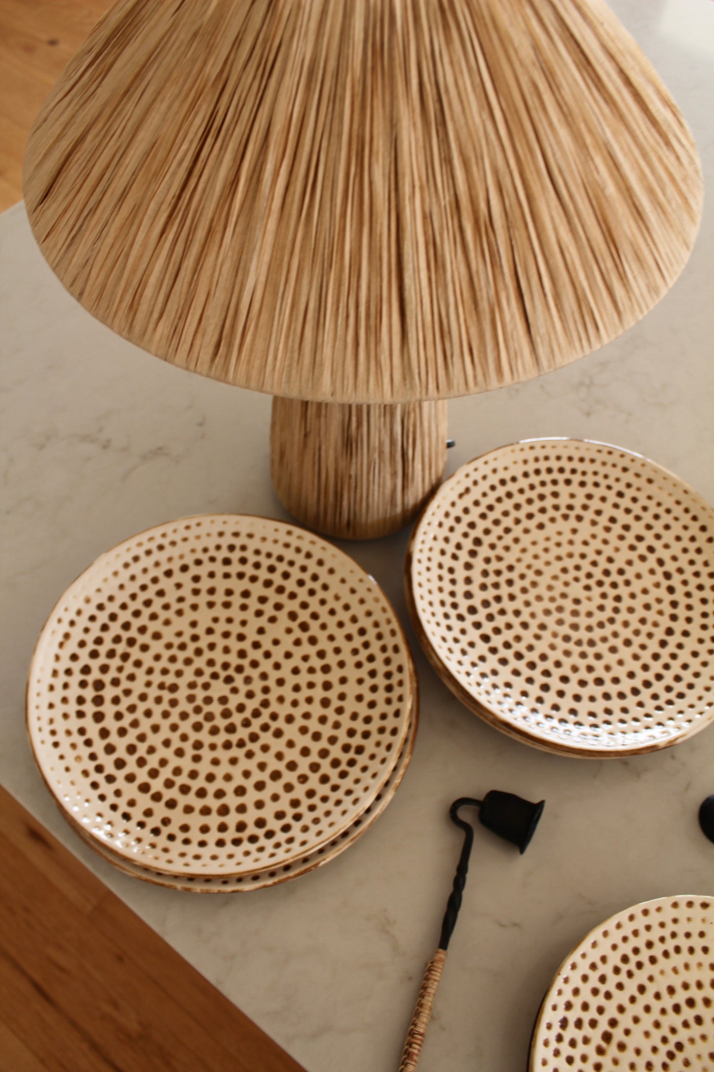 Ourea Raffia Table Lamp | Natural ~ PRE-ORDER