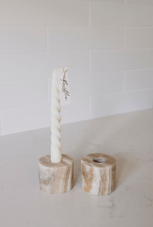 Onxy Marble Candlestand
