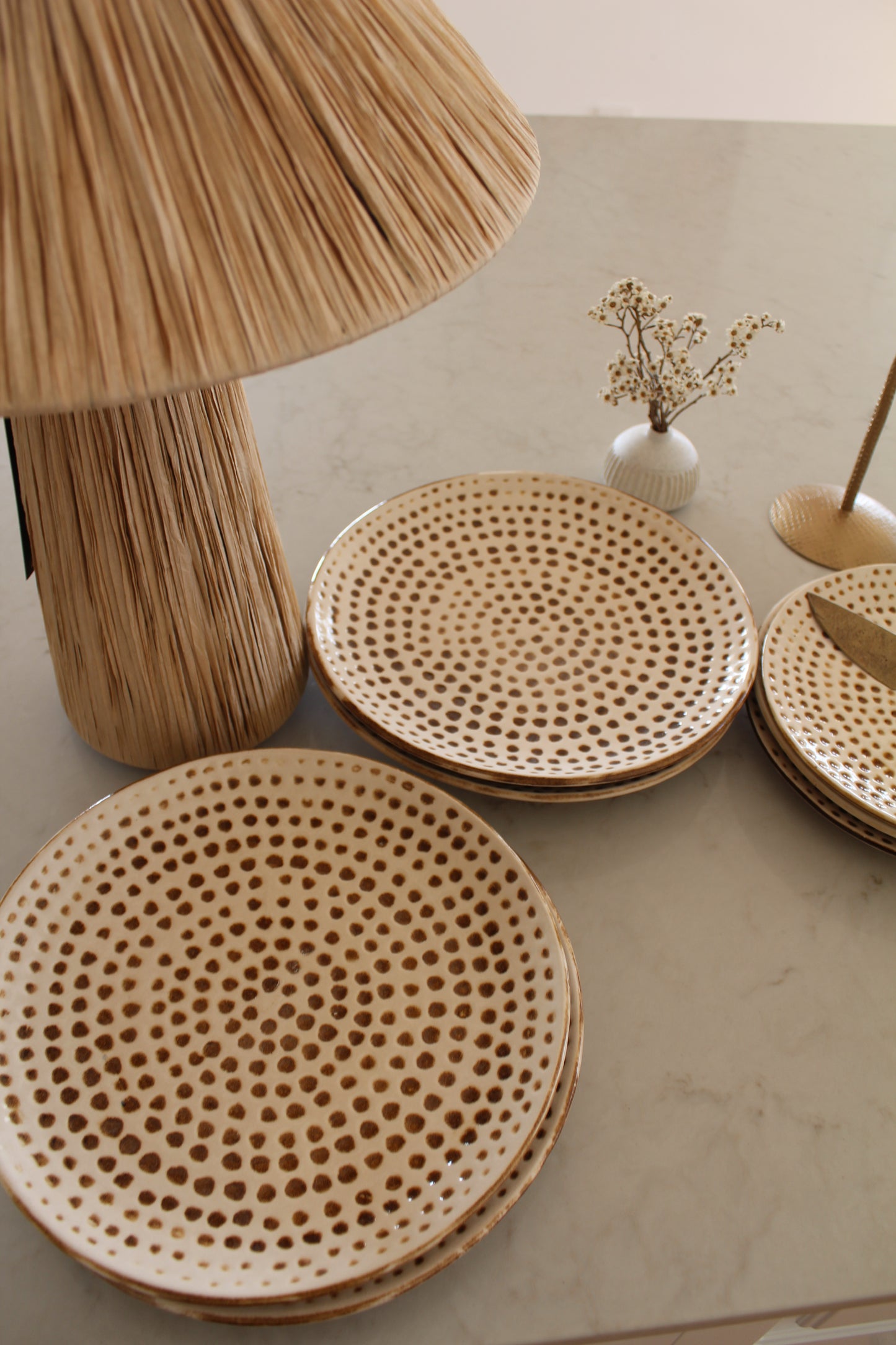 Ourea Raffia Table Lamp | Natural ~ PRE-ORDER