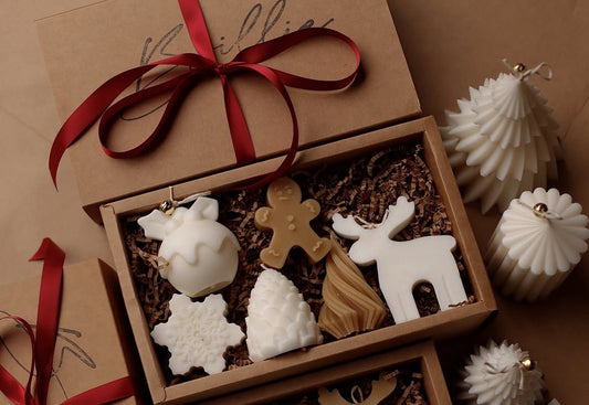Christmas Gift Box of Candles
