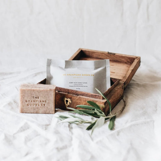 Hemp Husk Hand Scrub – Clove & Jasmine