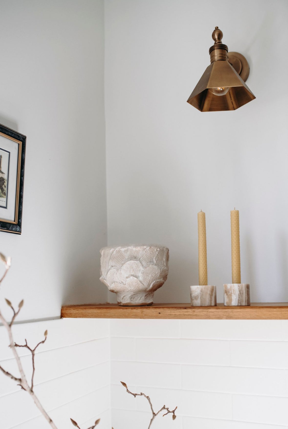 Onxy Marble Candlestand