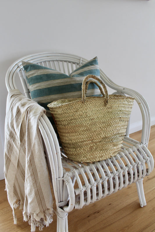 French Market Basket ~ Small Sisal