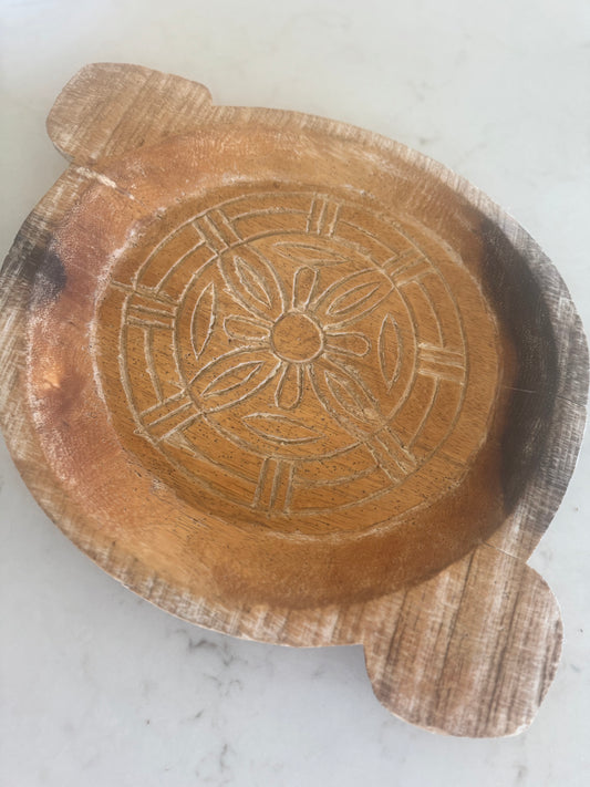 Vintage Indian Carved Parat