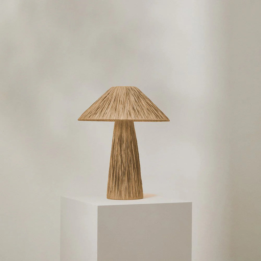 Ourea Raffia Table Lamp | Natural ~ PRE-ORDER