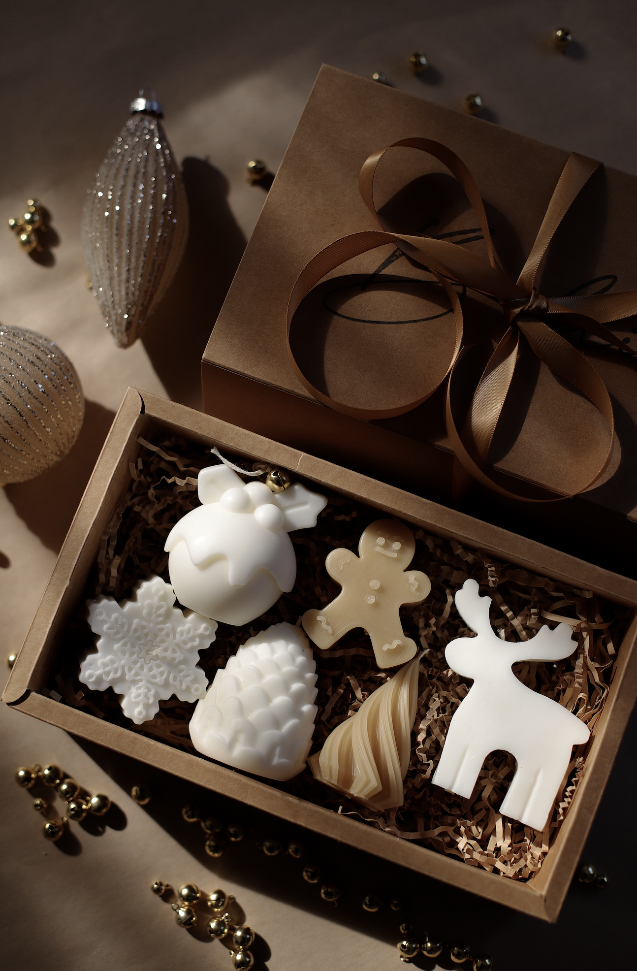 Christmas Gift Box of Candles