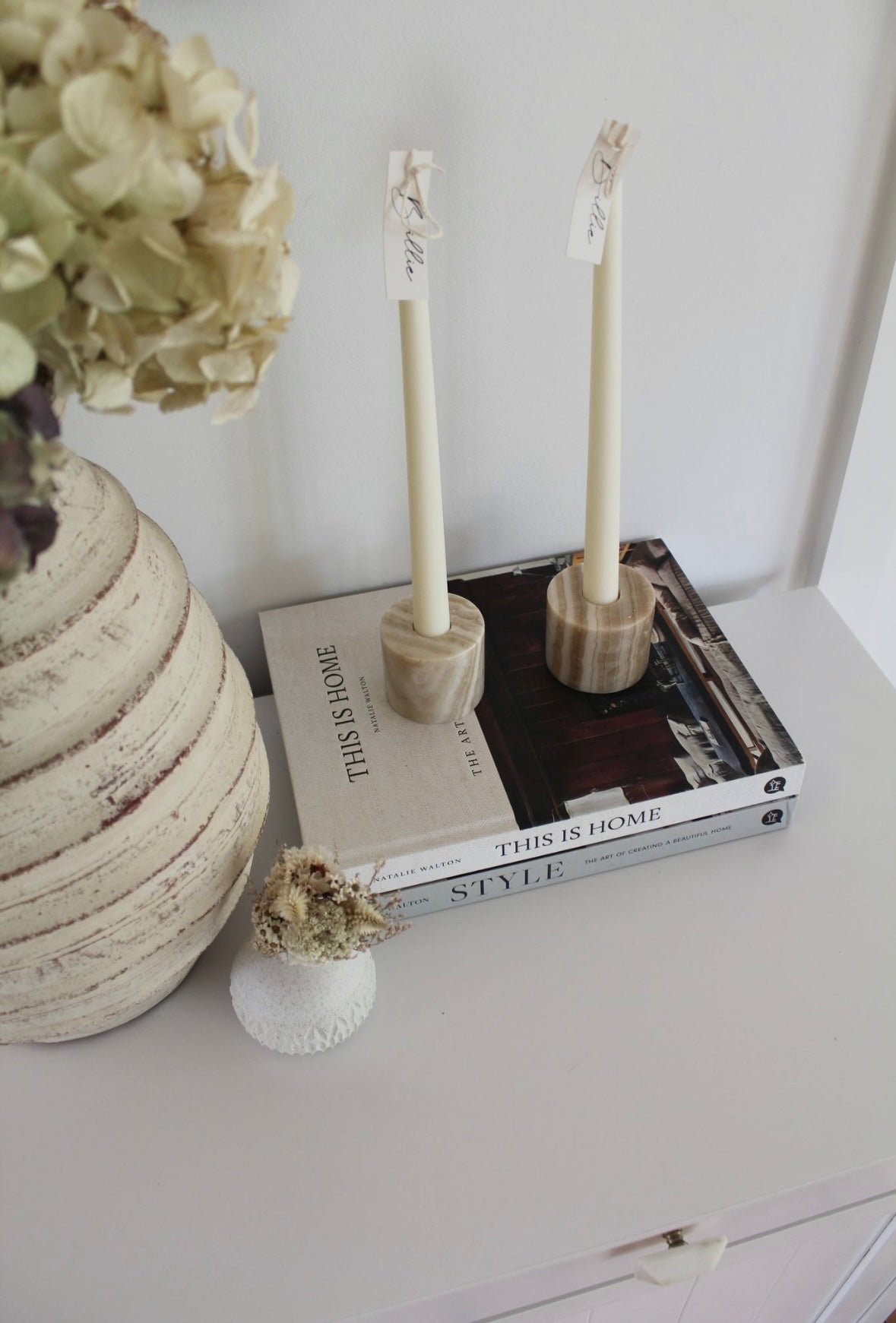 Onxy Marble Candlestand