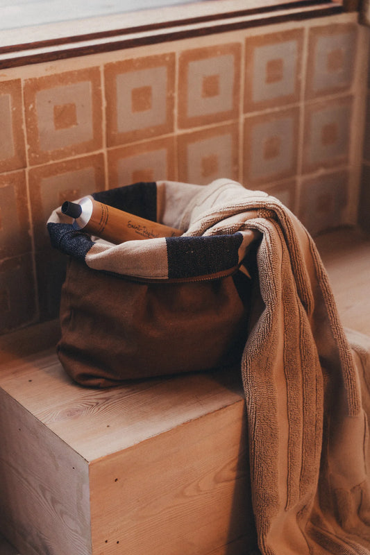 Journey Canvas Makeup Bag