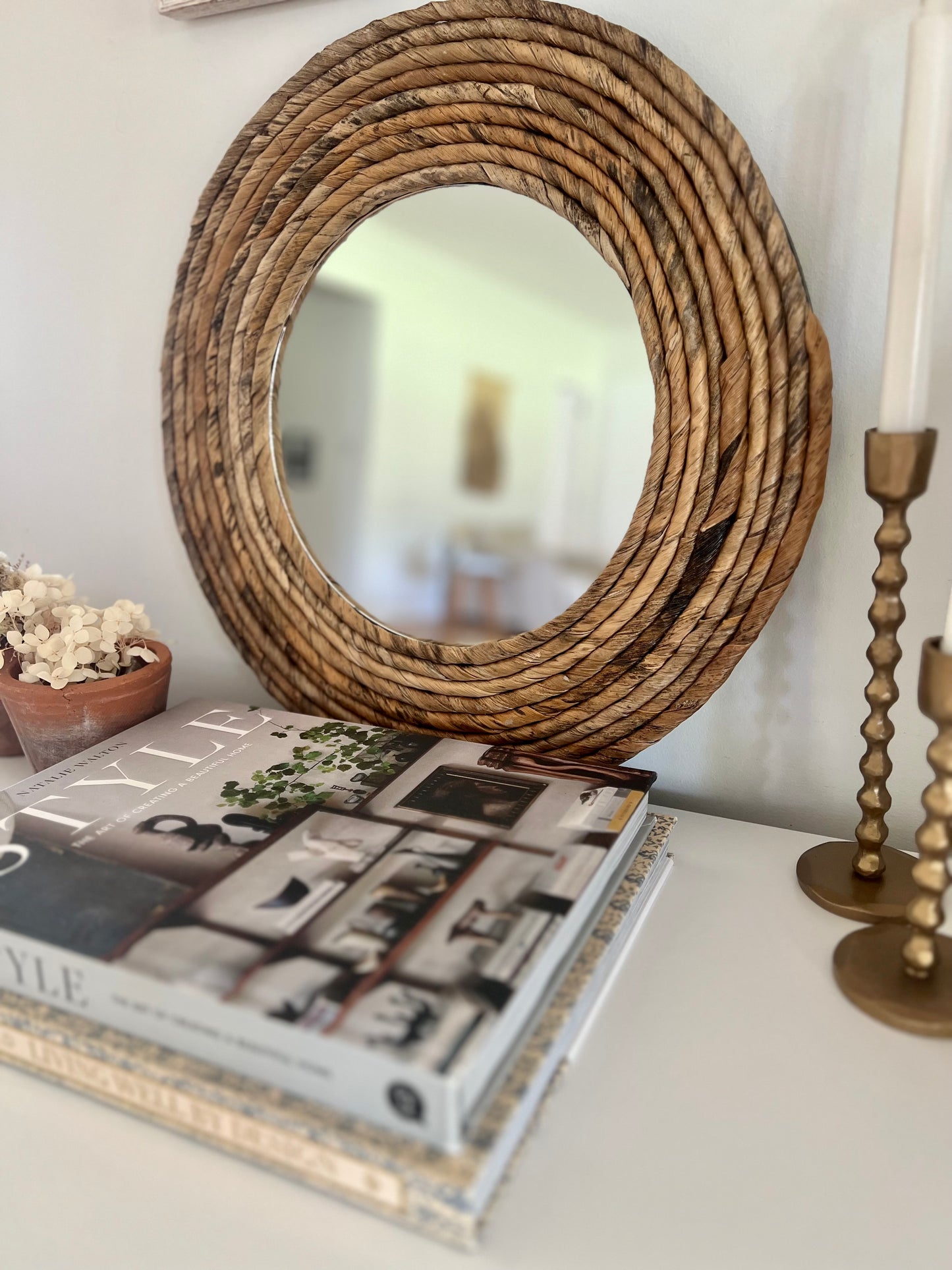Banana Leaf Mirror