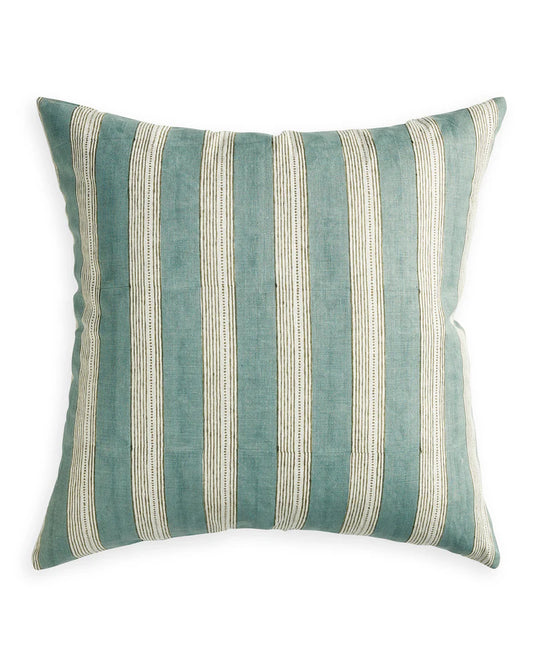 Berber Celadon Moss Linen Cushion