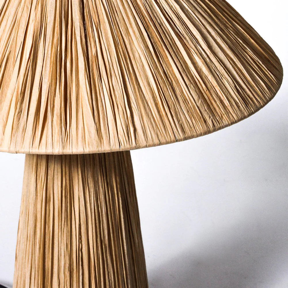 Ourea Raffia Table Lamp | Natural ~ PRE-ORDER