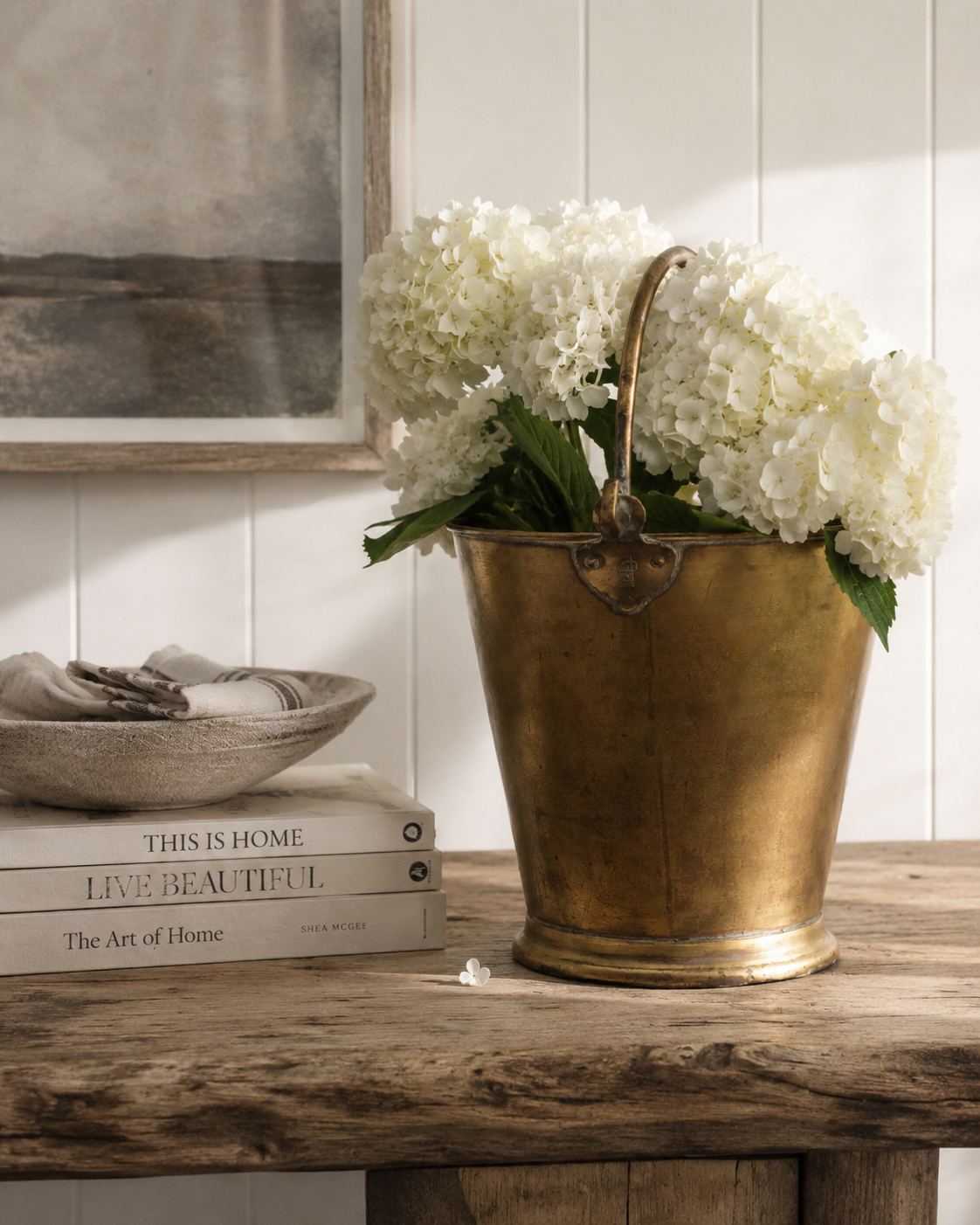 Indian Brass Bucket