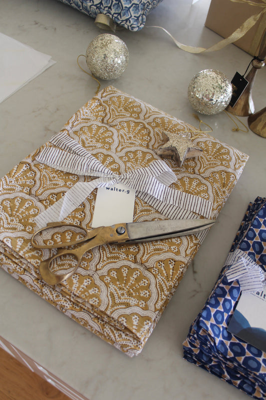 St Tropez Saffron Tablecloth