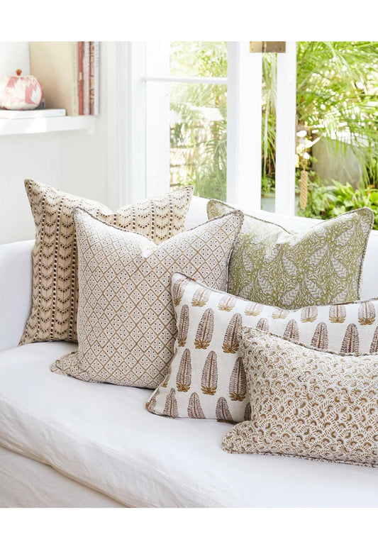 Akola Petal Linen Cushion