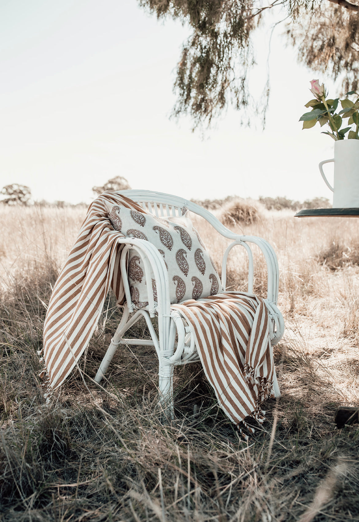 Copper | Linen & Cotton Throw