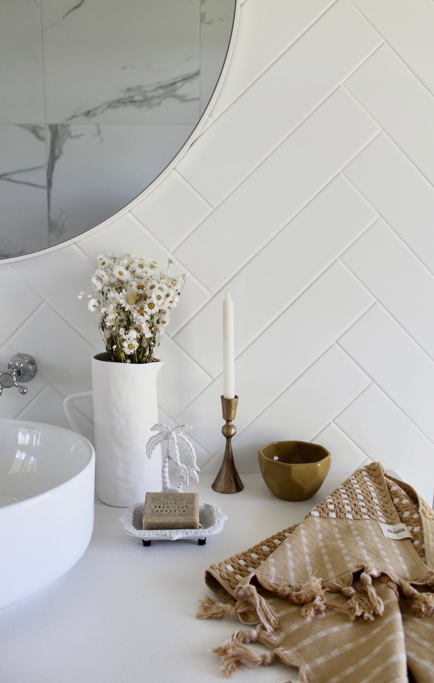 Chickpea Hand Towel | Nutmeg