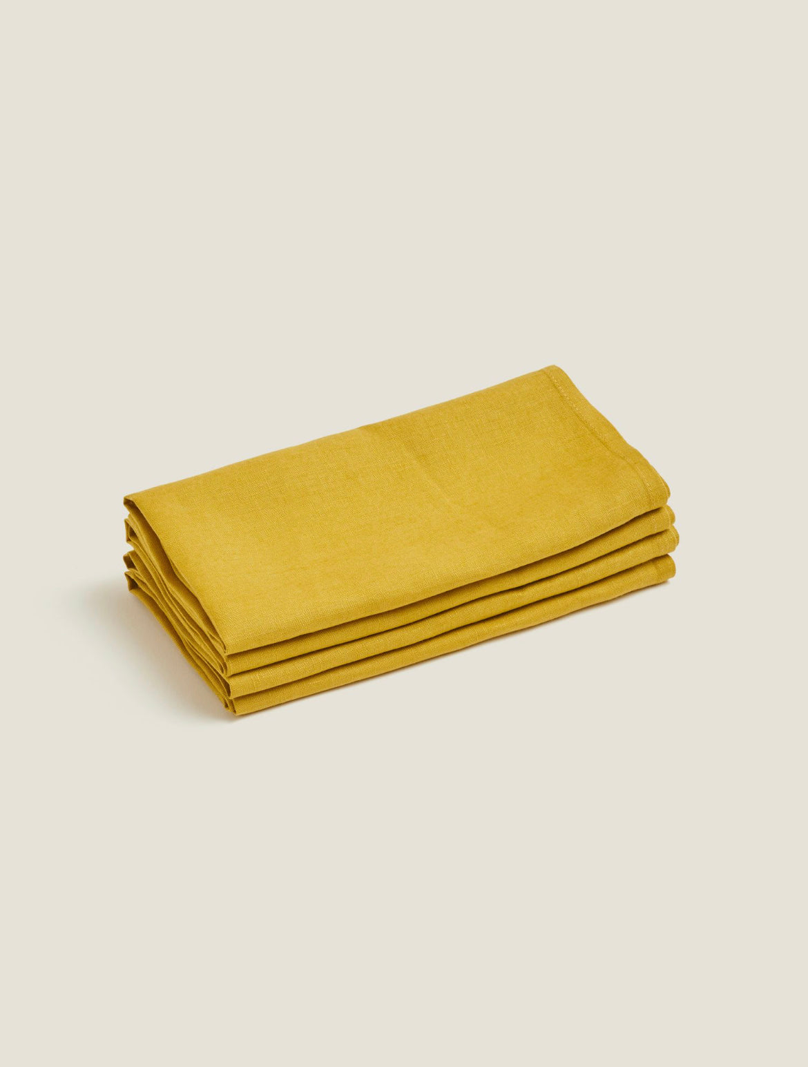 Linen Napkin (set of 4) in Ochre