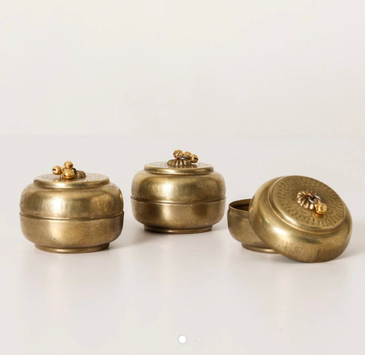 Indian Brass Trinket Dish