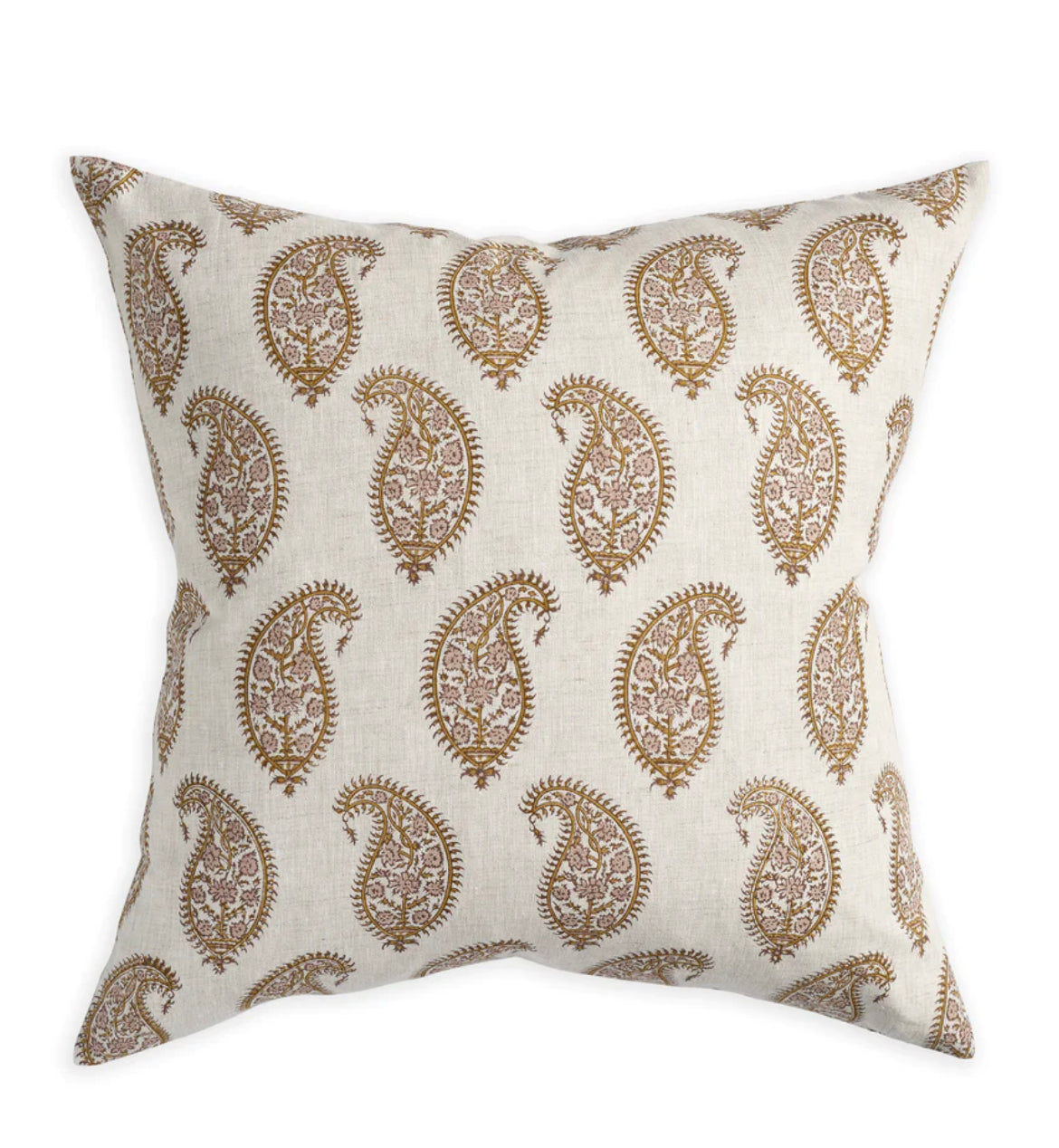 Paisley Petal Linen Cushion