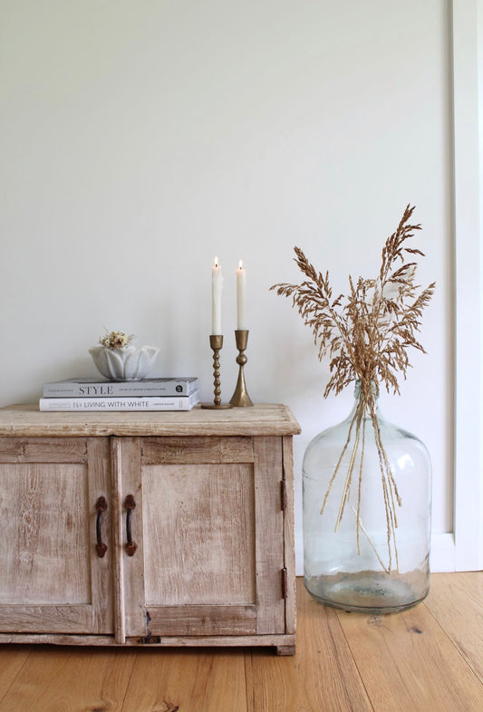 Vintage French Glass Demijohn