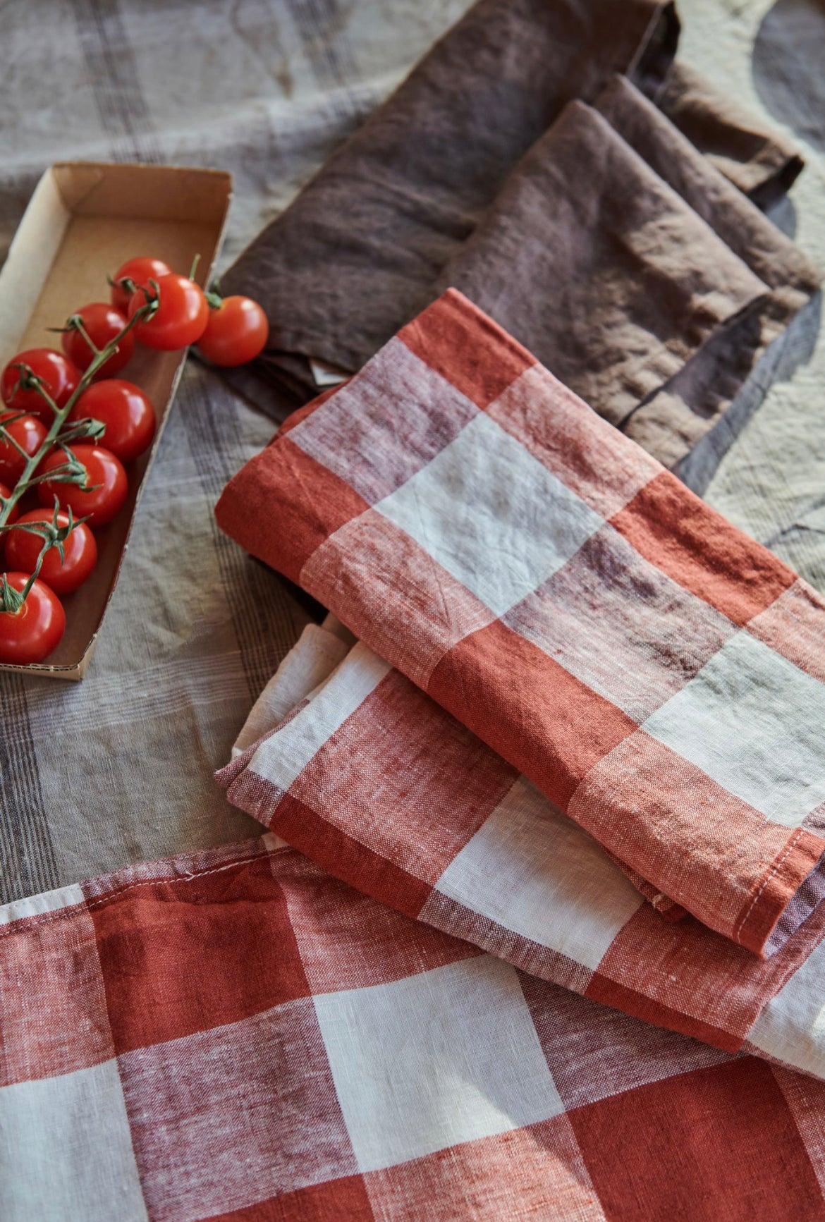 Linen Napkin (set of 4) in Paprika