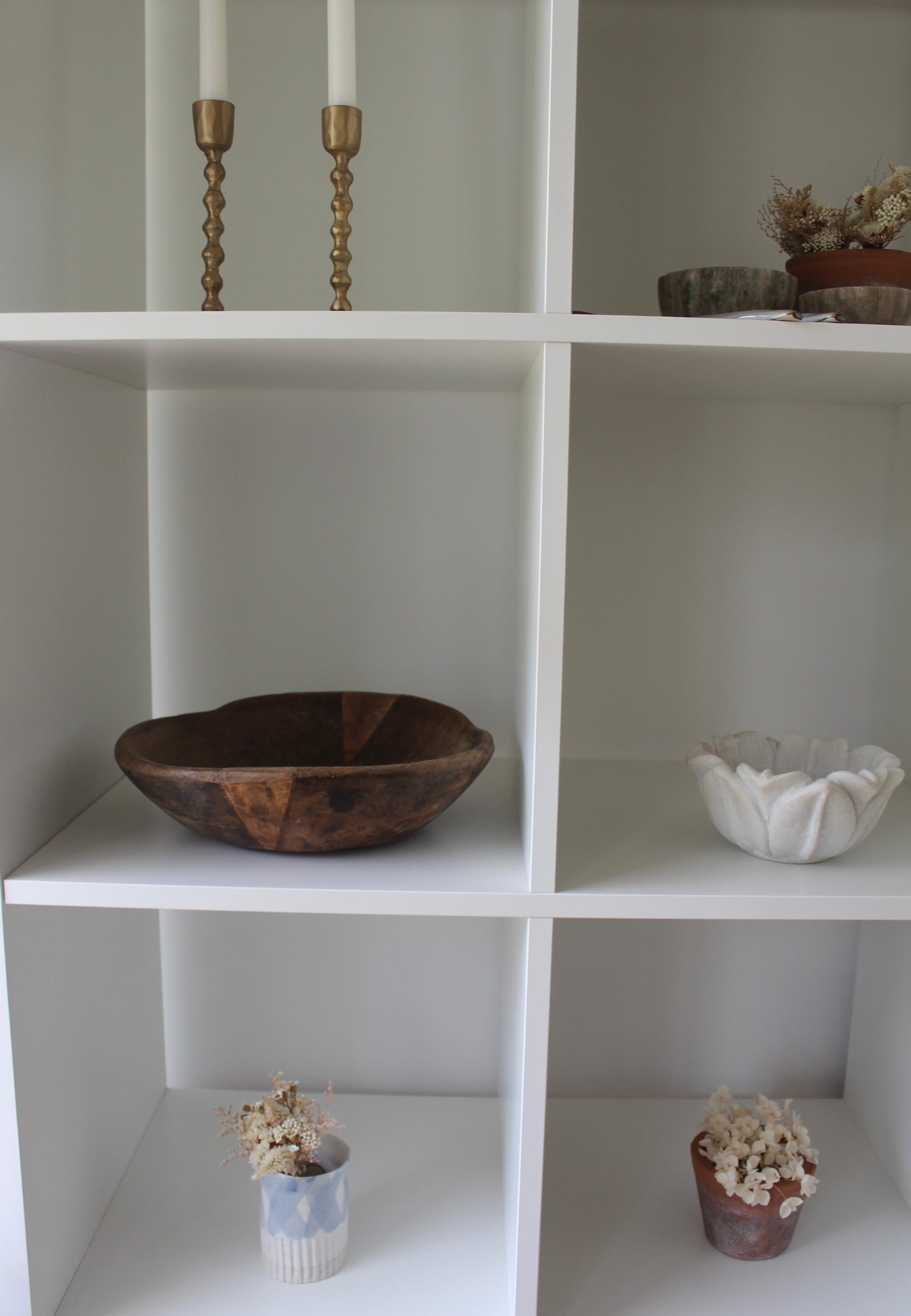 Vintage Indian Teak Bowl
