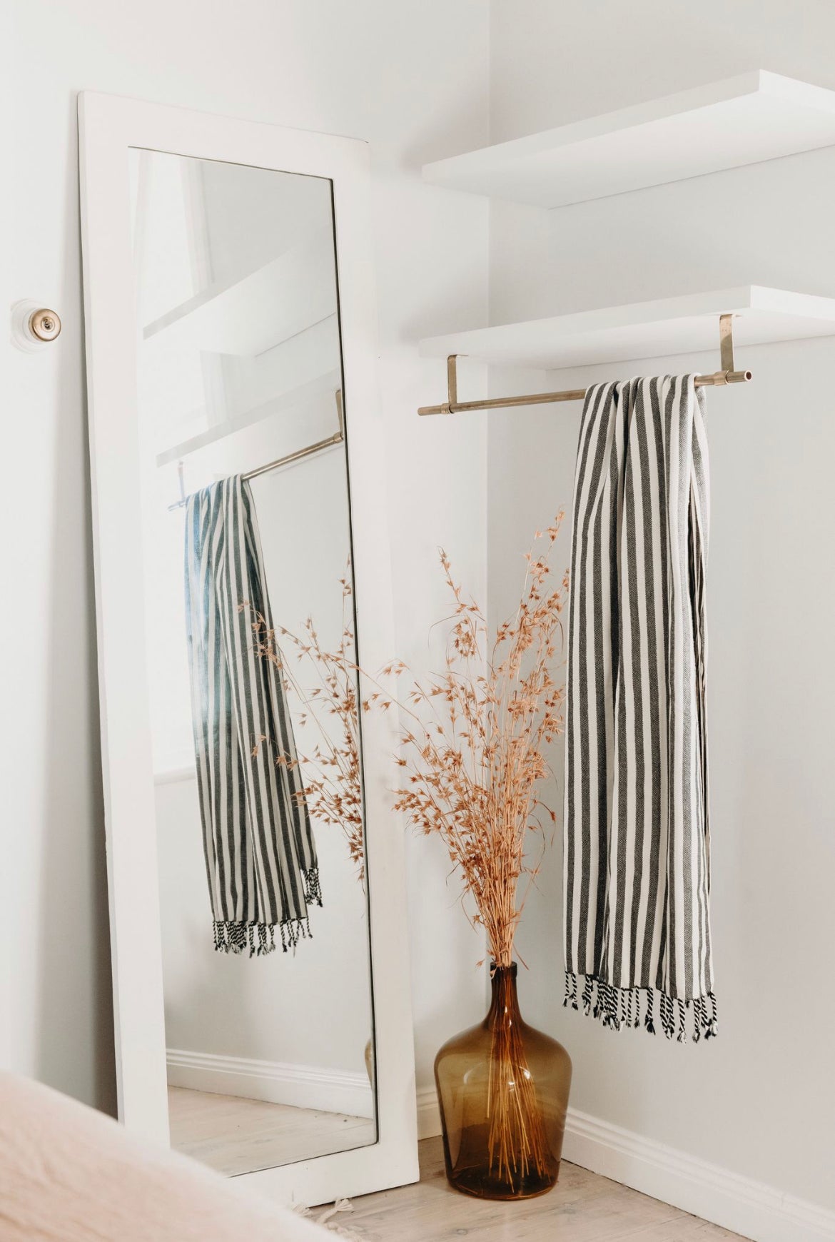 Black | Hand Loomed Turkish Throw Towel