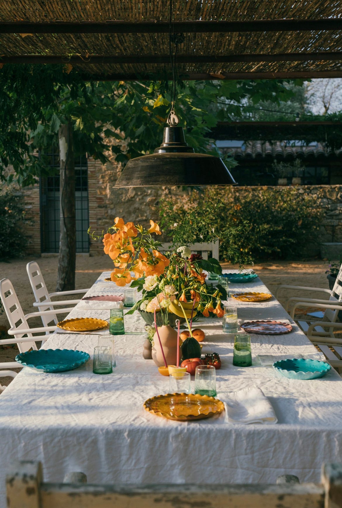 Linen Tablecloth in Rice