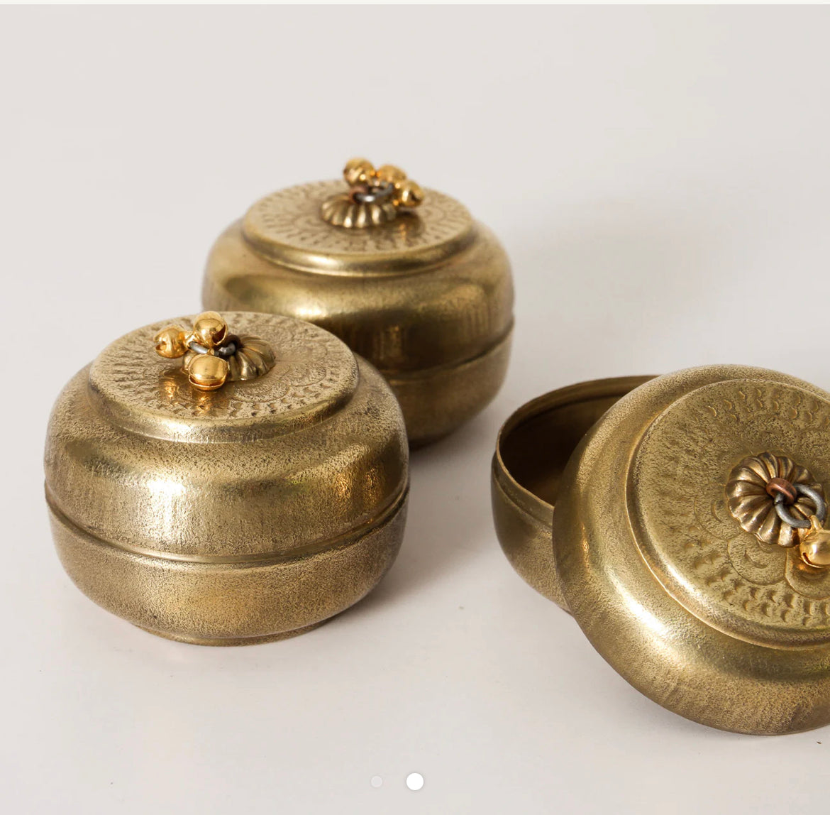 Indian Brass Trinket Dish