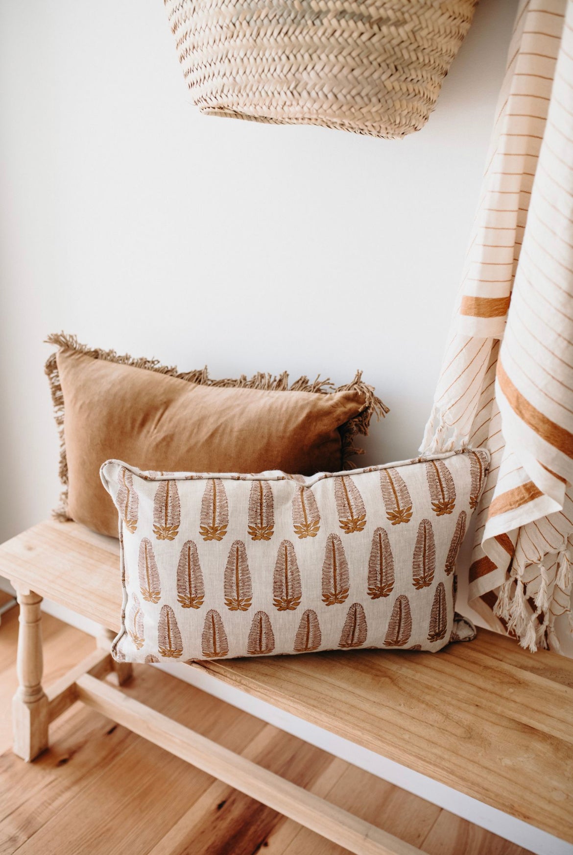 Akola Petal Linen Cushion