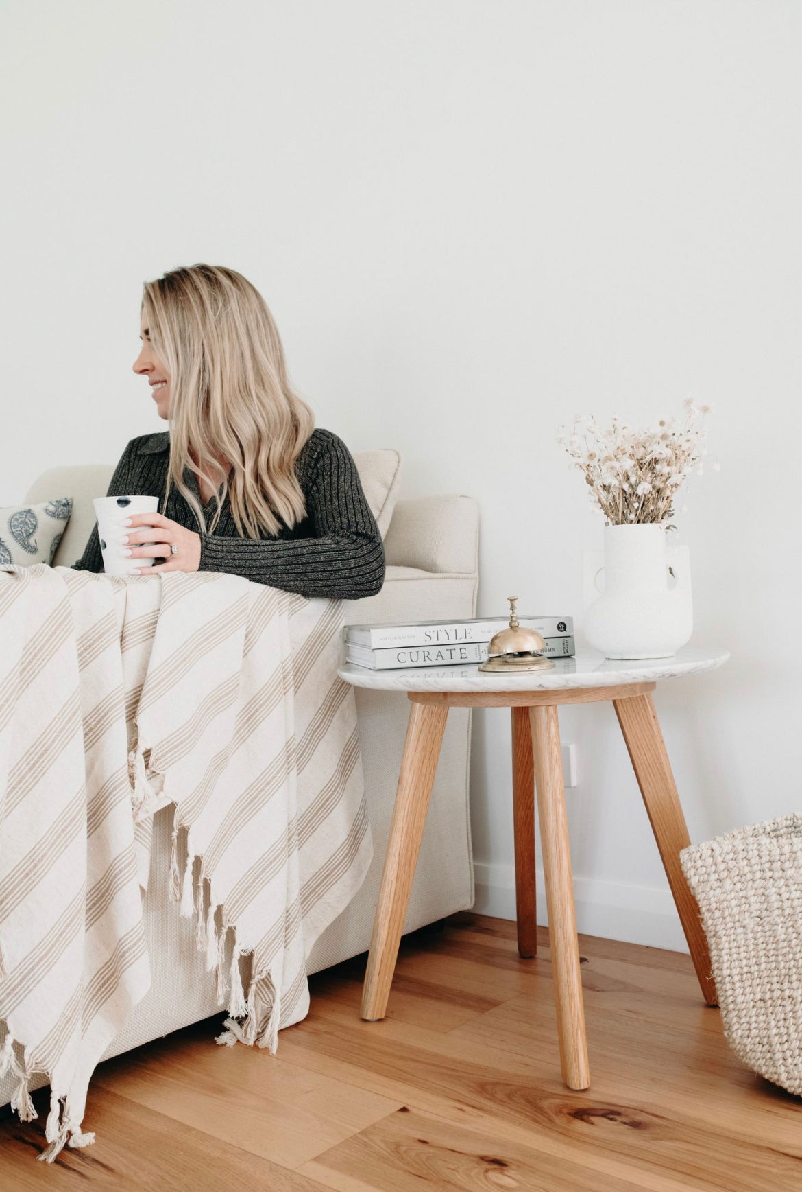 Natural | Linen & Cotton Throw