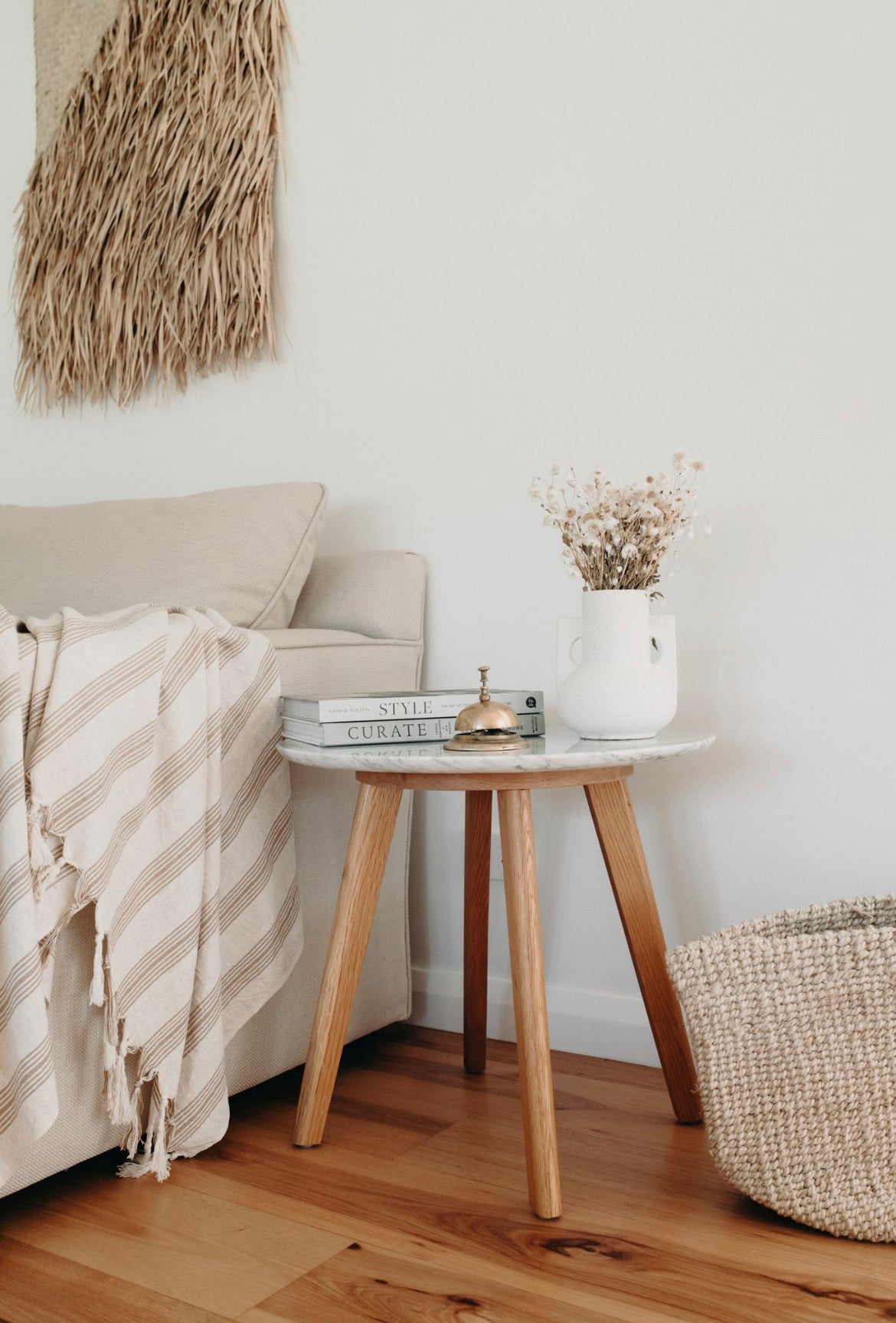 Natural | Linen & Cotton Throw