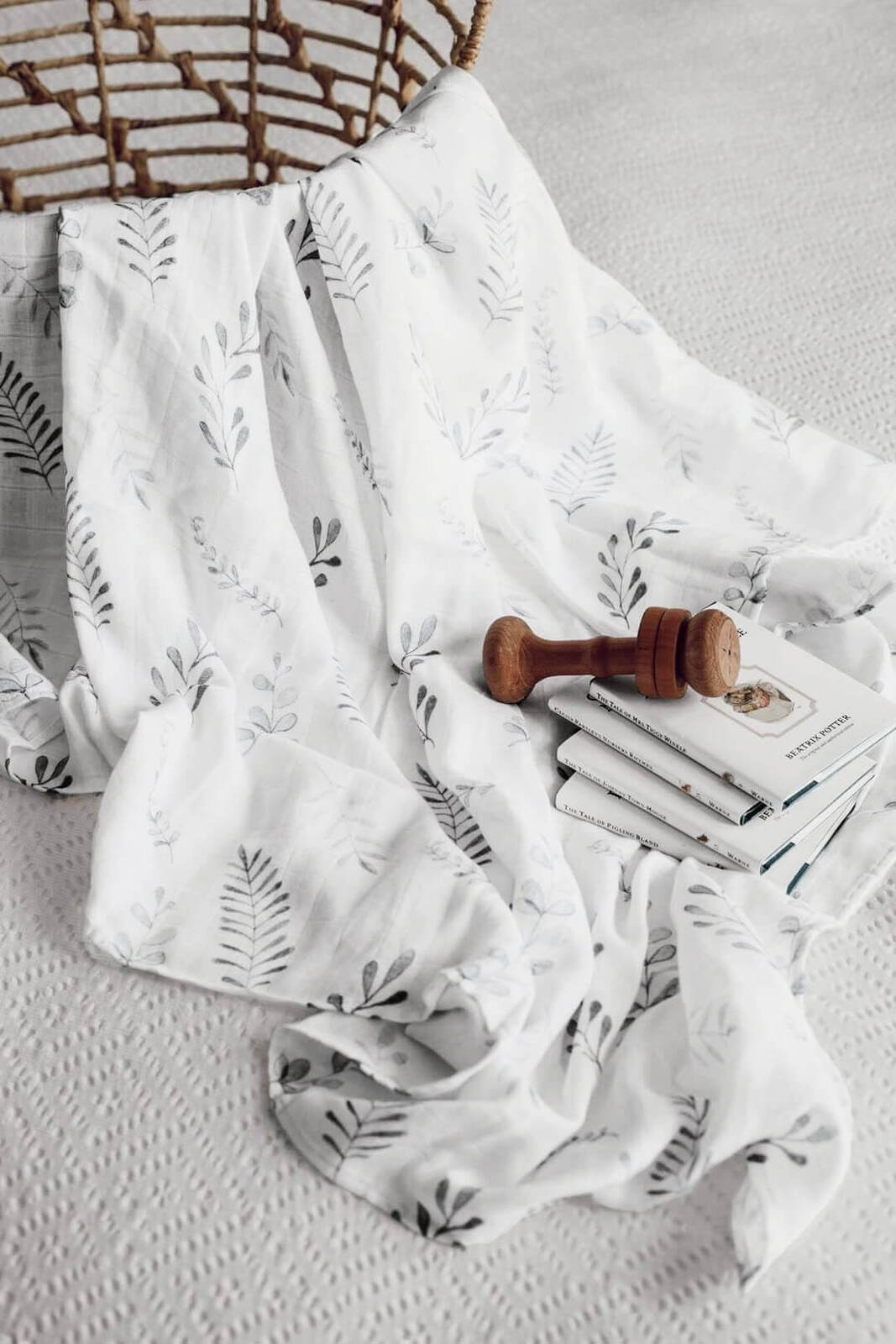 Wild Fern I Organic Muslin Wrap