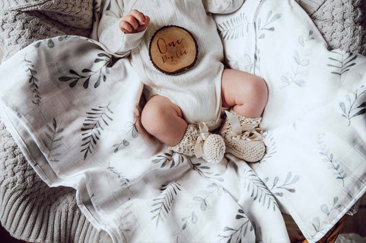 Wild Fern I Organic Muslin Wrap