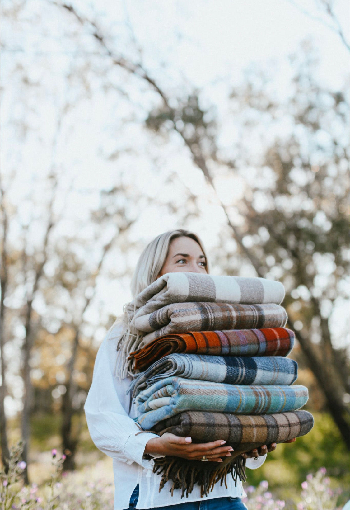 Winter | Recycled Wool Scottish Tartan Blanket