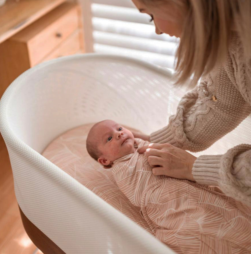 Bamboo Jersey Baby Swaddle - Rose