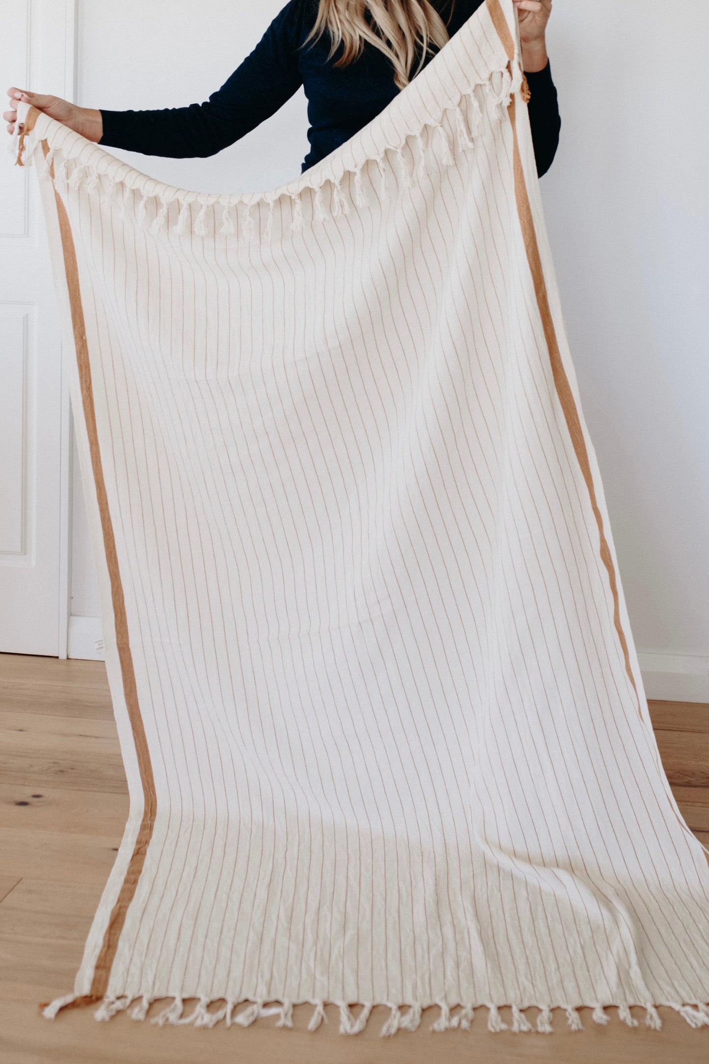 Taupe | Linen & Cotton Throw