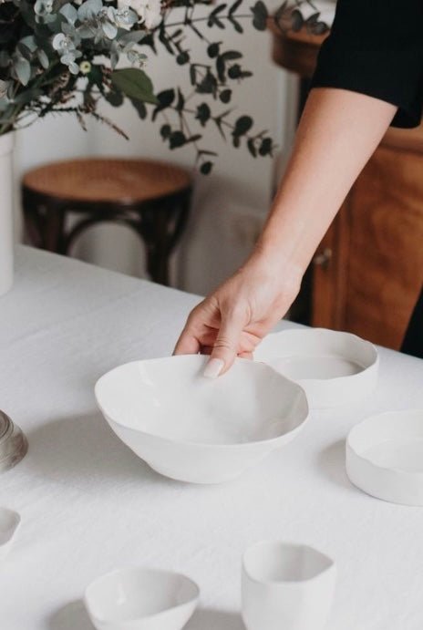 Flax Fruit Bowl | White