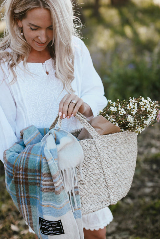 Spring | Recycled Wool Scottish Tartan Blanket