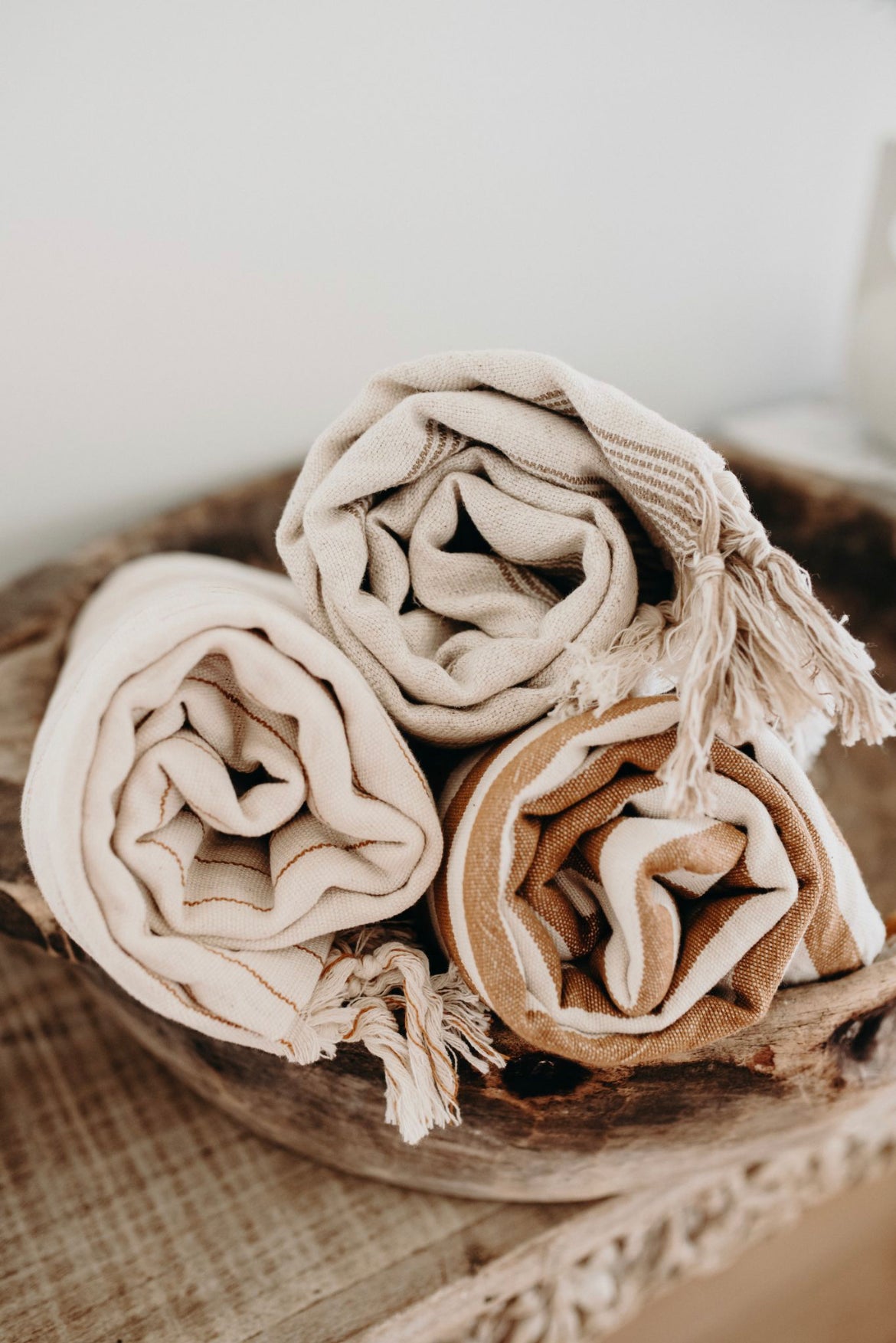 Taupe | Linen & Cotton Throw