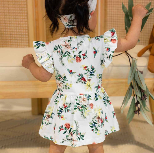 Festive Berry Organic Dress - Limited Edition