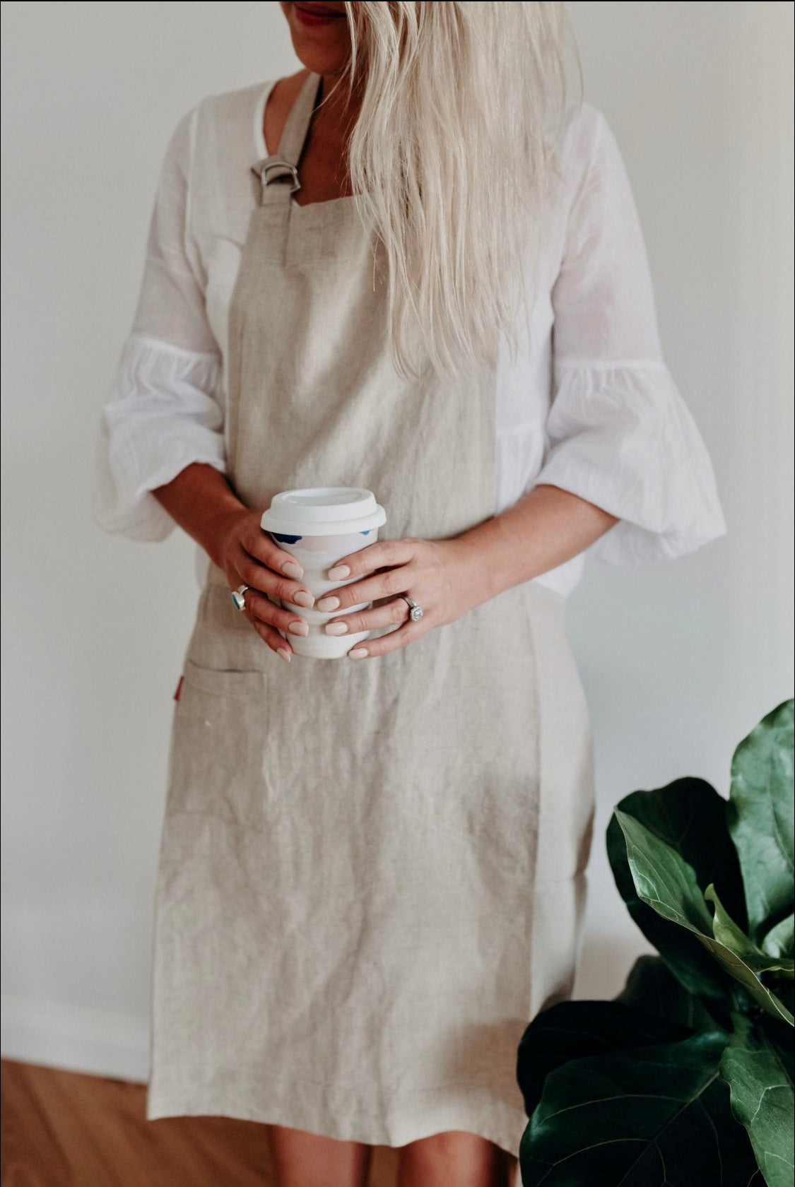Stonewashed Linen Apron