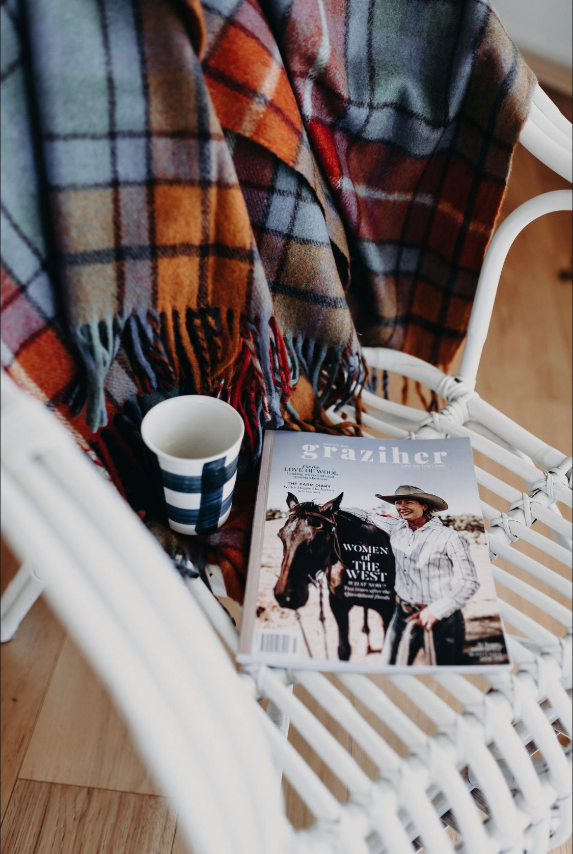 Autumn | Recycled Wool Scottish Tartan Blanket