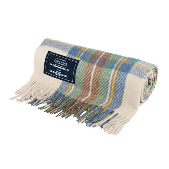 Spring | Recycled Wool Scottish Tartan Blanket