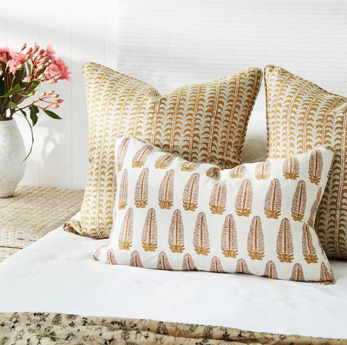 Akola Petal Linen Cushion