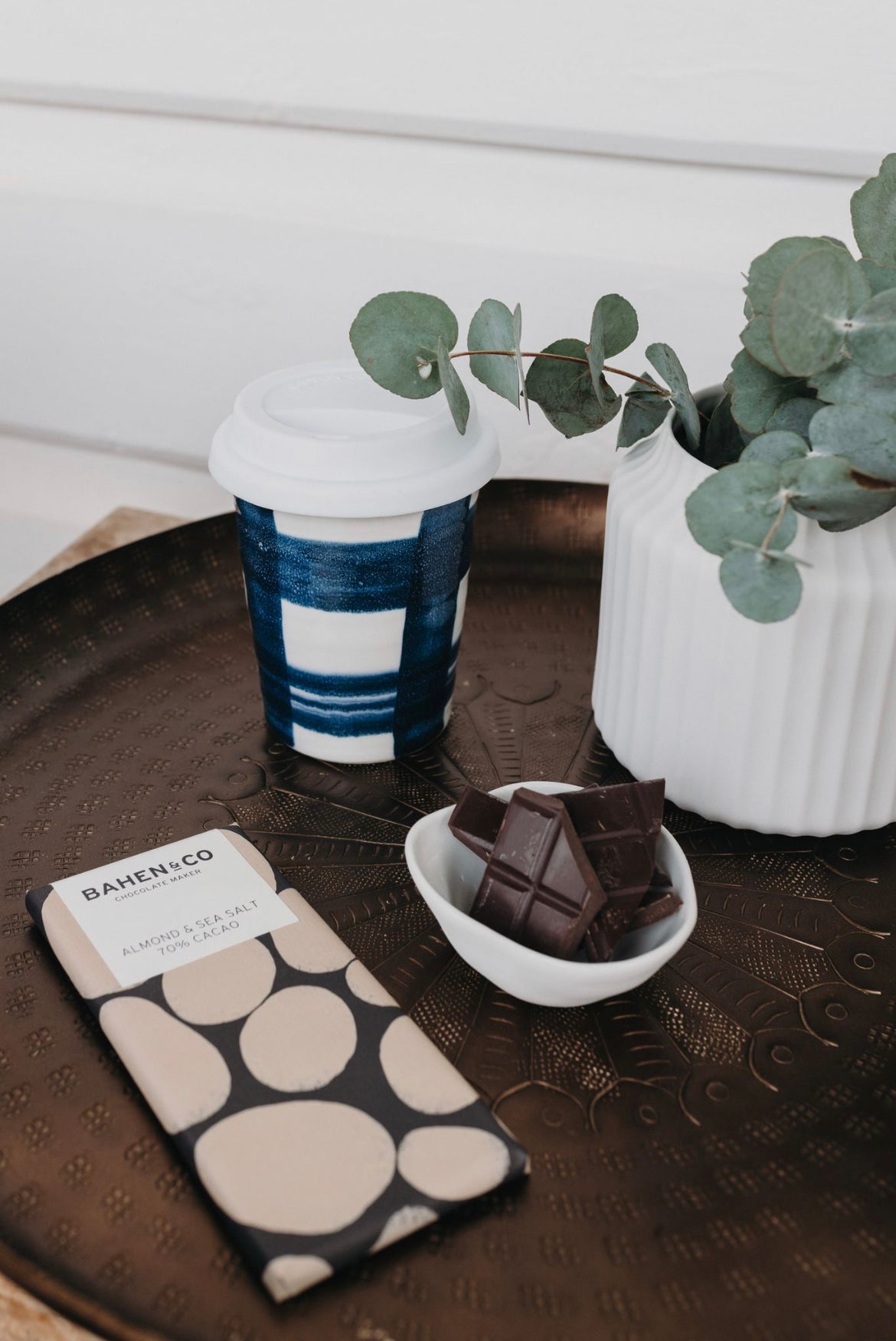 Almond & Sea Salt Chocolate Bar ~ Bahen & Co