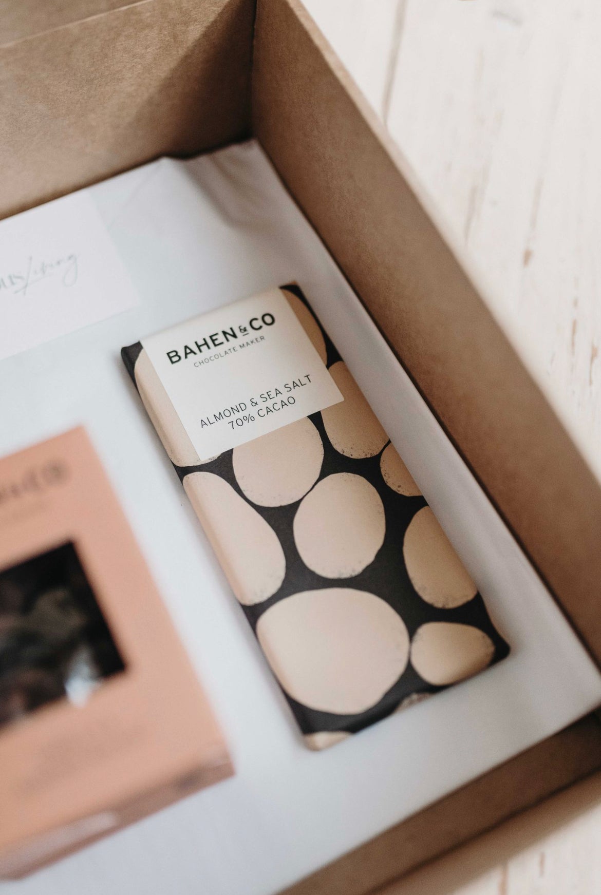 Almond & Sea Salt Chocolate Bar ~ Bahen & Co