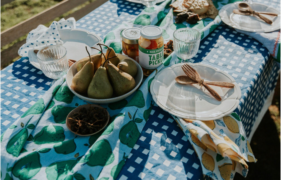 Napkin - Lemon Navy | Set of four