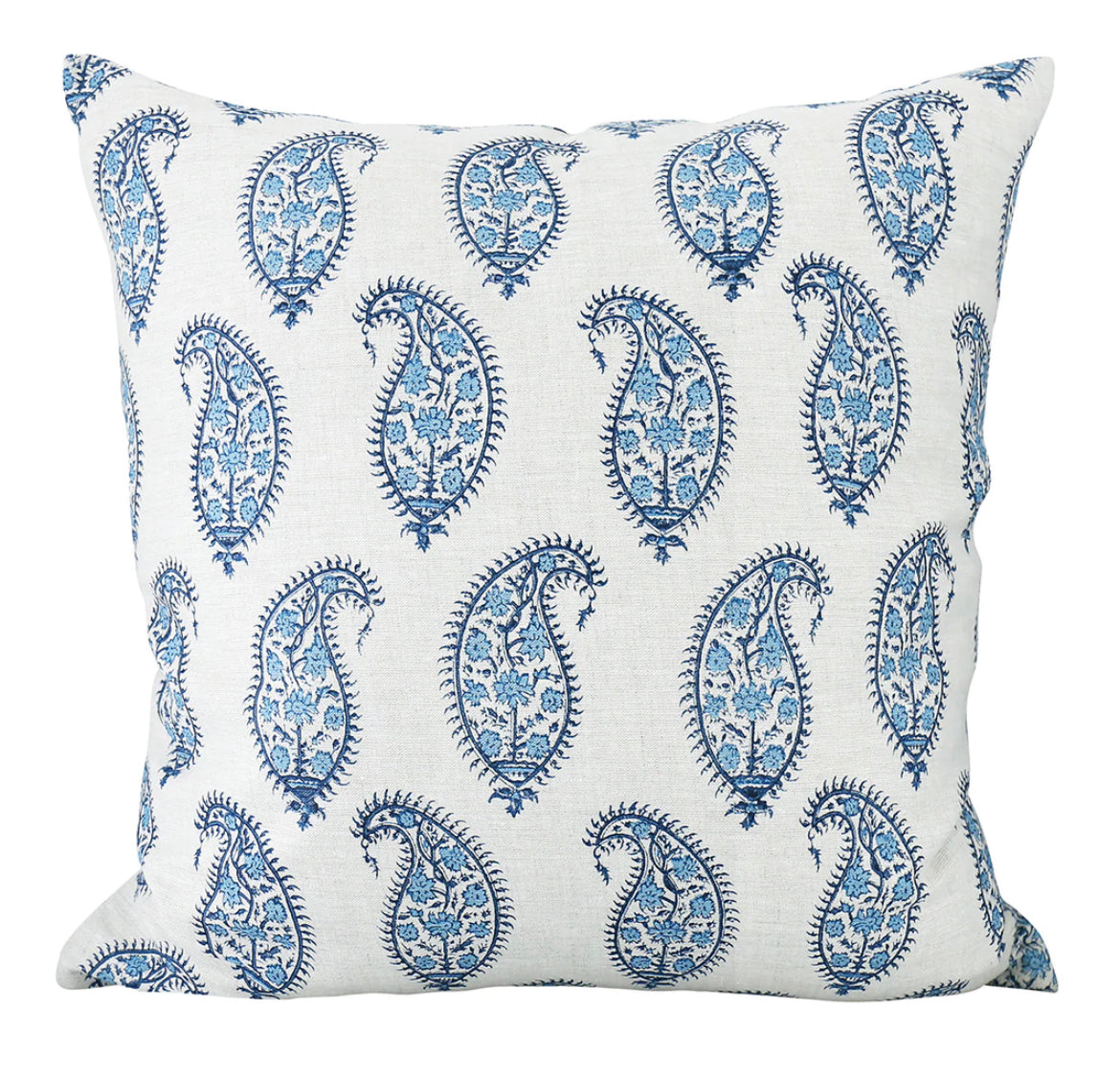 Paisley Riviera Linen Cushion