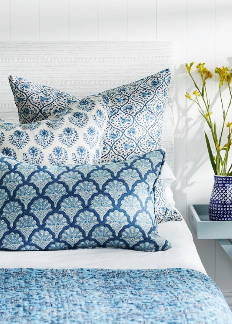 Pondicherry Riviera Linen Cushion